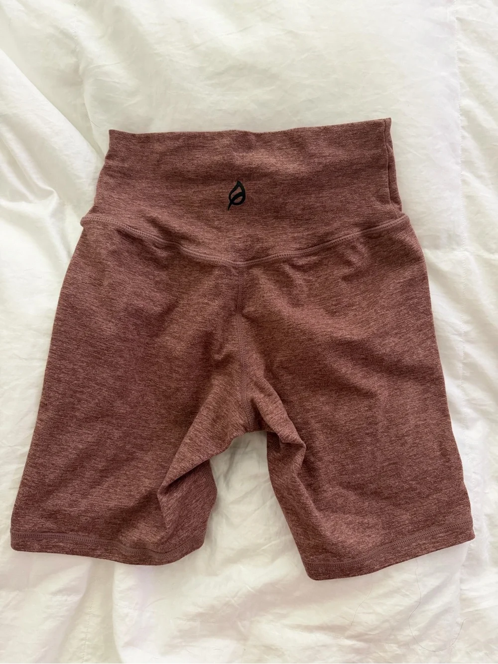 P’tula High-Waist Women's Bike Shorts in Maroon
